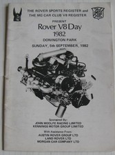 Donington sep 1982 for sale  LEICESTER