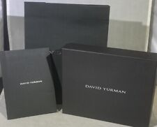 Auténtico Joyero David Yurman Negro Collar Pulsera Caja y Bolso Solo segunda mano  Embacar hacia Mexico