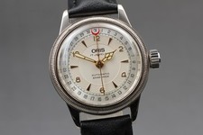 [Perto de ESTADO PERFEITO [+] ORIS Big Crown ponteiro data 7400 mostrador creme relógio automático masculino comprar usado  Enviando para Brazil