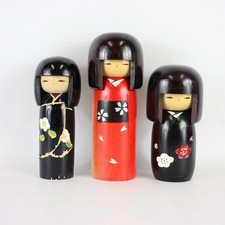 wooden kokeshi dolls for sale  LEEDS
