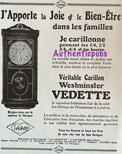 Publicite carillon westminster d'occasion  Cires-lès-Mello