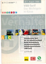 Vbb tarif 2000 gebraucht kaufen  Berlin