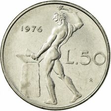 50 lire 1976 usato  Italia