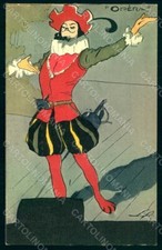 Cartolina artista firmata usato  Gambolo