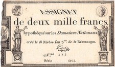 2000 francs 1795 d'occasion  Paris II