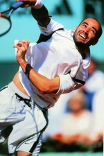 Vintage tennis agassi usato  Roma
