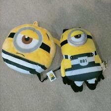 Conjunto de 2 mochilas Minion com etiqueta de design de uniforme de prisão, usado comprar usado  Enviando para Brazil