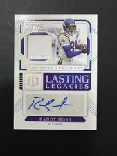 2024 National Treasures Randy Moss Lasting Legacies Patch Auto Prata/25 SKOL! comprar usado  Enviando para Brazil