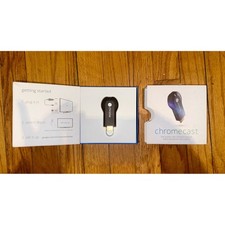 Dispositivo reprodutor de mídia streaming Google Chromecast (1ª geração) NOVO comprar usado Dispositivo reprodutor de mídia streaming Google Chromecast (1ª geração) NOVO comprar usado  Enviando para Brazil