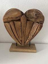 Deko herz echtholz gebraucht kaufen  Minden
