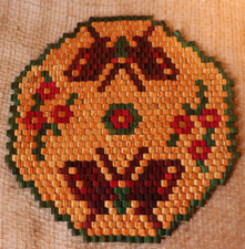 Vintage colorful trivet for sale  Clinton Township