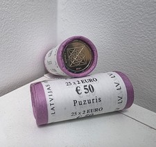 Rouleau × 2€ Euros Commemorative Lettonie 2024 Puzuris na sprzedaż  Wysyłka do Poland