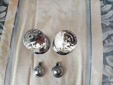 Pair ice faceted for sale  YEOVIL
