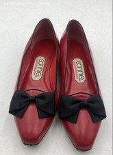 leather red flats ballet for sale  Detroit