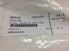 Arctic Cat 8060-486 New OEM Blind Rivets SS54 Zinc 1984 El Tigre 6000 Sold Each for sale  Newport