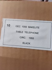 Gec 1000 bakelite for sale  ACCRINGTON