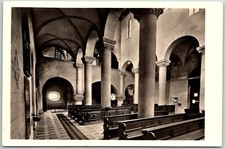 Cartão postal Regensburg Alemanha Schottenkirche St Jakob interior igreja bancos RPPC comprar usado  Enviando para Brazil
