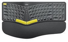 Teclado ergonômico sem fio Nulea RT05B teclado dividido com pulso acolchoado ResT comprar usado  Enviando para Brazil