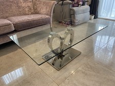 Glass top coffee for sale  BUSHEY