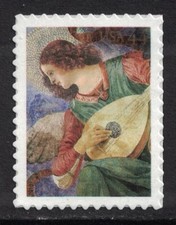 Scott 4477- Anjo com Alaúde, Natal- MNH (S/A) 44c 2010- selo perfeito não usado, usado comprar usado  Enviando para Brazil