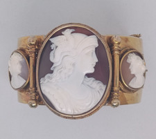 Victorian cameo bangle for sale  LONDON