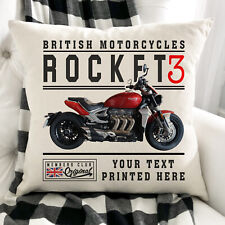 Personalised motorbike cushion for sale  BRIDGNORTH