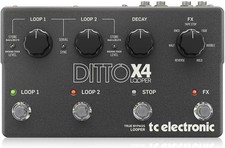 Usado, Pedal de guitarra TC Electronic Ditto X4 efeitos looper comprar usado Usado, Pedal de guitarra TC Electronic Ditto X4 efeitos looper comprar usado  Enviando para Brazil