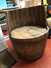 Wooden barrel chair for sale  SUTTON COLDFIELD