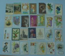 LOTE 50 Cartões Postais Vintage Alguns Danos Decoupage Scrapbooking Projeto de Arte FRETE GRÁTIS comprar usado  Enviando para Brazil