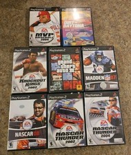 Lote de jogos de beisebol Sony PlayStation 2 PS2 Nascar Thunder Madden Gta Mvp Knockout comprar usado  Enviando para Brazil