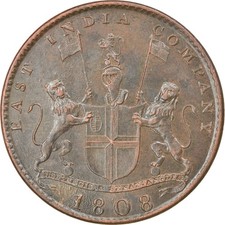 Używany, [#875307] Moneta, INDIE BRYTYJSKIE, MADRAS PRESIDENCY, 10 Cash, 1808, Soho Mint na sprzedaż  Wysyłka do Poland