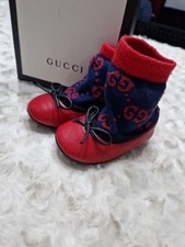 Gucci shoes baby for sale  BOLTON