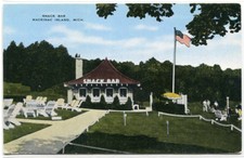 Cartão postal de lanchonete Mackinac Island Michigan comprar usado  Enviando para Brazil
