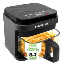 Fritadeira a ar NutriChef 5,5 litros - 5,8 QT display digital personalizado óleo elétrico comprar usado  Enviando para Brazil