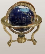 gemstone stand brass globe for sale  Virginia Beach