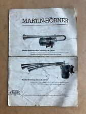 Martin signal horn gebraucht kaufen  Rochlitz