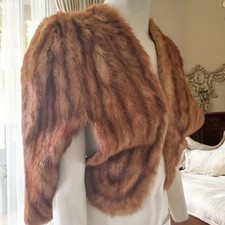 Vintage brown mink for sale  DUNSTABLE