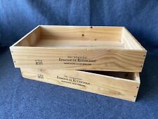 Wooden wine box for sale  LONGFIELD