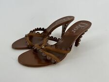 Sandali marroni dior usato  Firenze