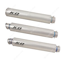 Usado, Silenciador silenciador de titânio 60,5 mm pontas de escape de motocicleta universal esquerda direita comprar usado  Enviando para Brazil