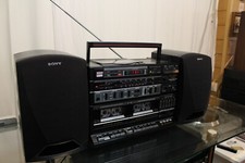 FISHER PH-D715L HIFI STEREO DOPPEL CASSETTE CD RECEIVER + SONY BOXEN *GEWARTET*, usado comprar usado  Enviando para Brazil