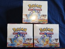 Carte pokemon Français 3x display de 36 boosters étincelles déferlantes d'occasion  Brest