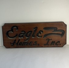 Wooden engraved plaque for sale  Rule