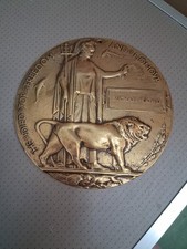 Ww1 death plaque for sale  BROADSTAIRS