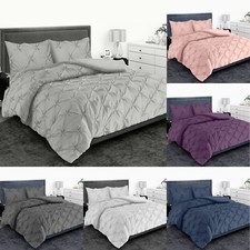 Pintuck duvet set for sale  ROCHDALE