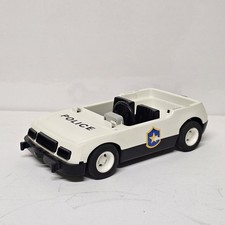 Usado, Carro de polícia Playmobil antigo – veículo de patrulha branco e preto (1976 Geobra) comprar usado  Enviando para Brazil