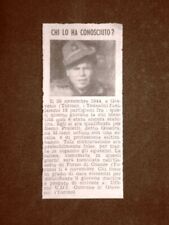 Remo Proietti detto Giostra Partigiano fucilato Ossario Forno di Coazze Torino comprar usado  Enviando para Brazil