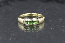 Tsavorit goldring 375er gebraucht kaufen  Fürth