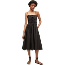 Robe midi brodée d'occasion  Expédié en France