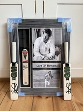 Signed cricket bats for sale  LONDON